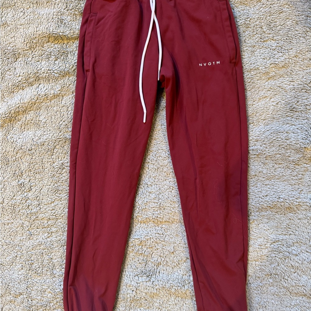 NVGTN maroon joggers